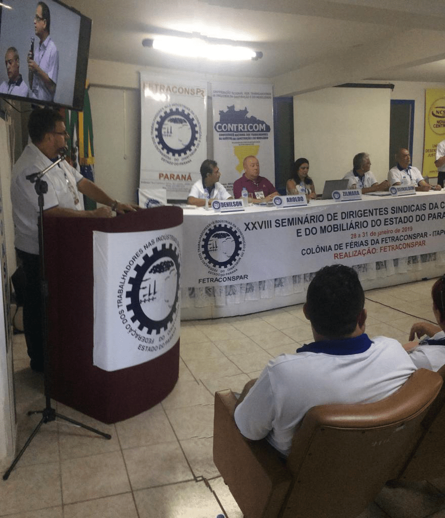 Presidente do Feticom/RS participa de seminário em Santa Catarina